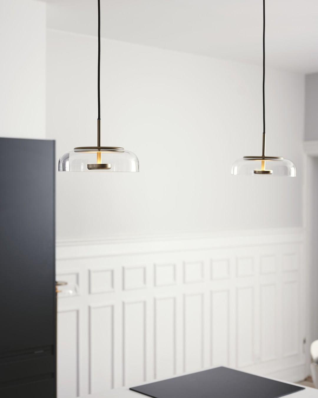 Liorenia lampa wisząca ze szkła przezroczystego