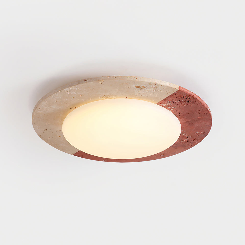 Travertine lampa sufitowa