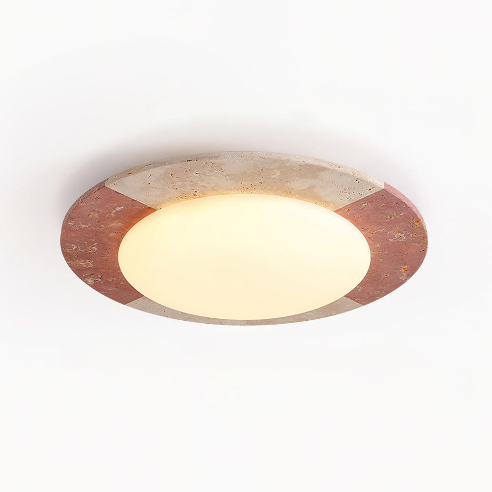 Travertine lampa sufitowa