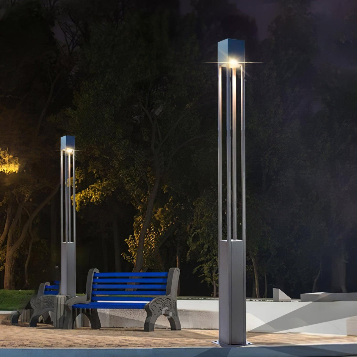 Qisken zewnętrzna lampa stojąca