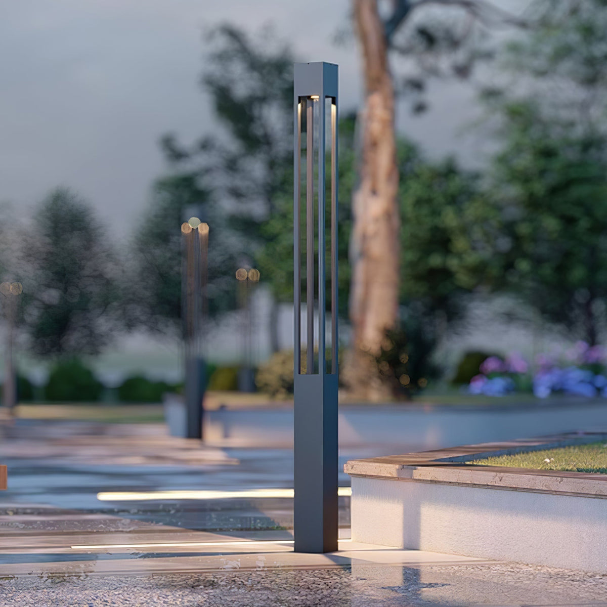 Qisken zewnętrzna lampa stojąca