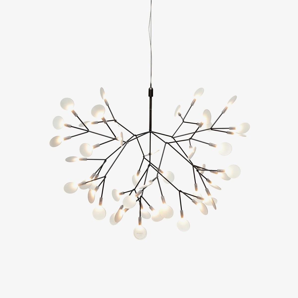 Czarny żyrandol Firefly LED
