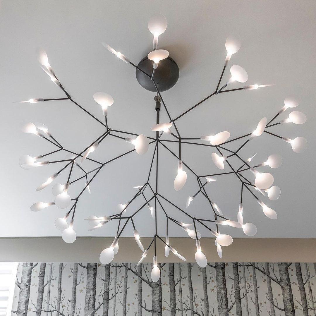 Czarny żyrandol Firefly LED