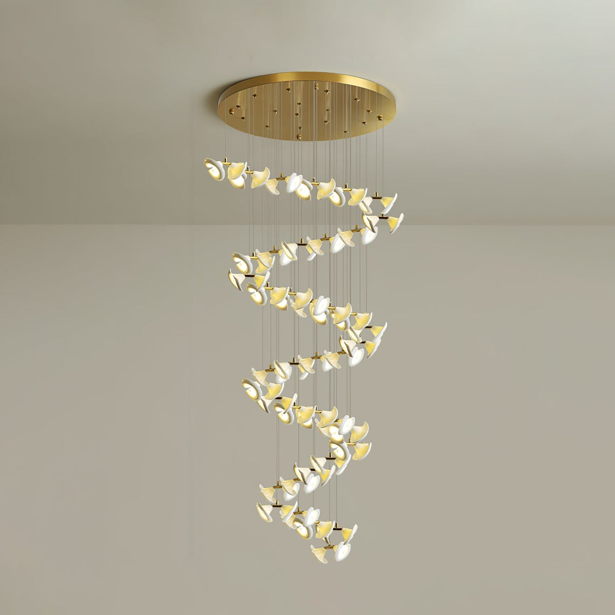 Ernoreth żyrandol ceramiczny w stylu Art Deco