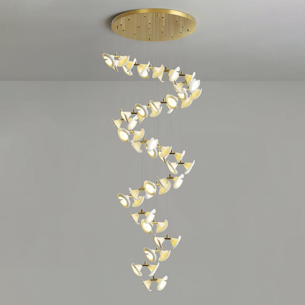 Ernoreth żyrandol ceramiczny w stylu Art Deco
