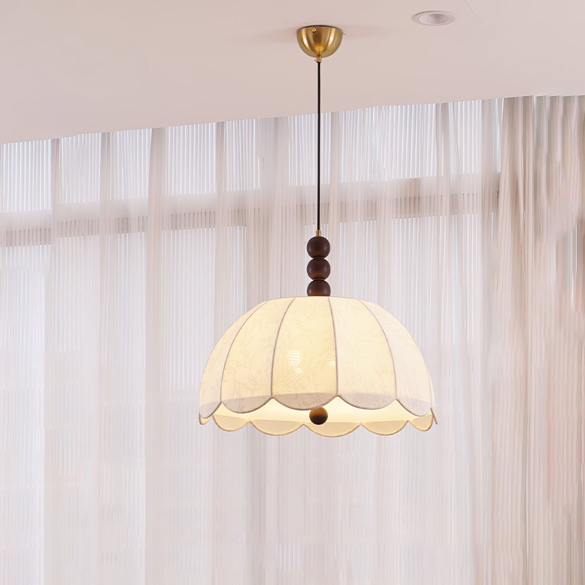 Nyd lampa wisząca z płótna