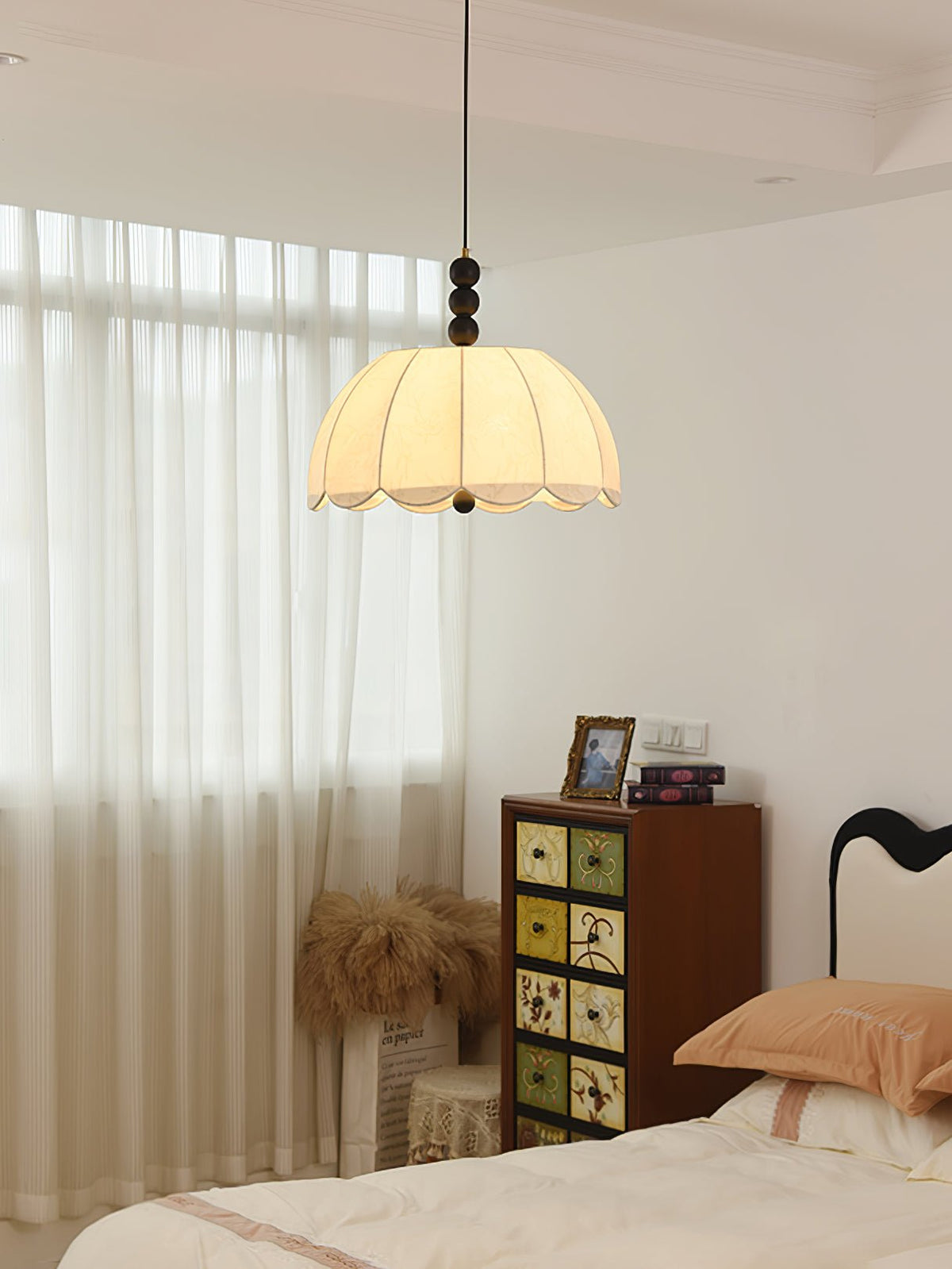 Nyd lampa wisząca z płótna