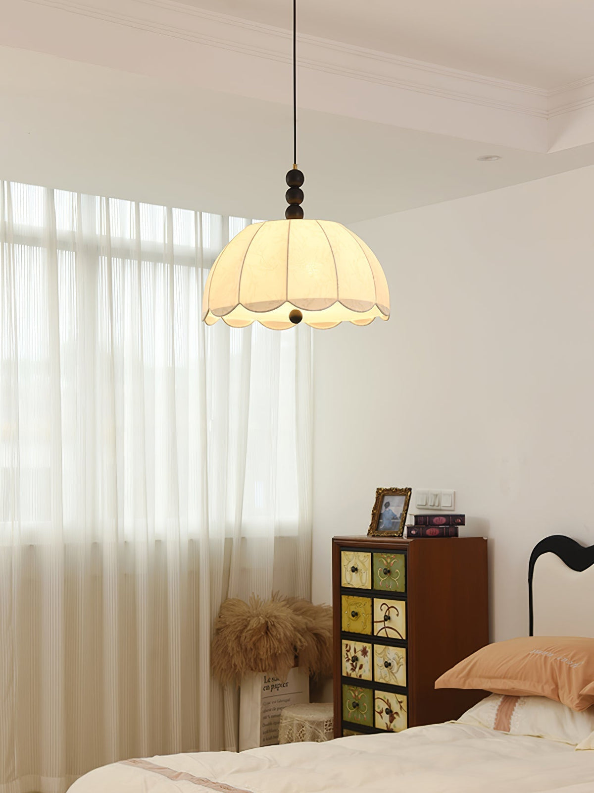 Nyd lampa wisząca z płótna