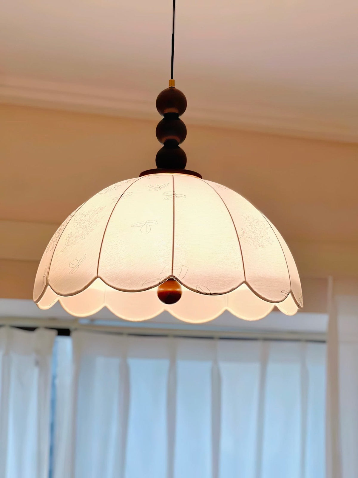 Nyd lampa wisząca z płótna