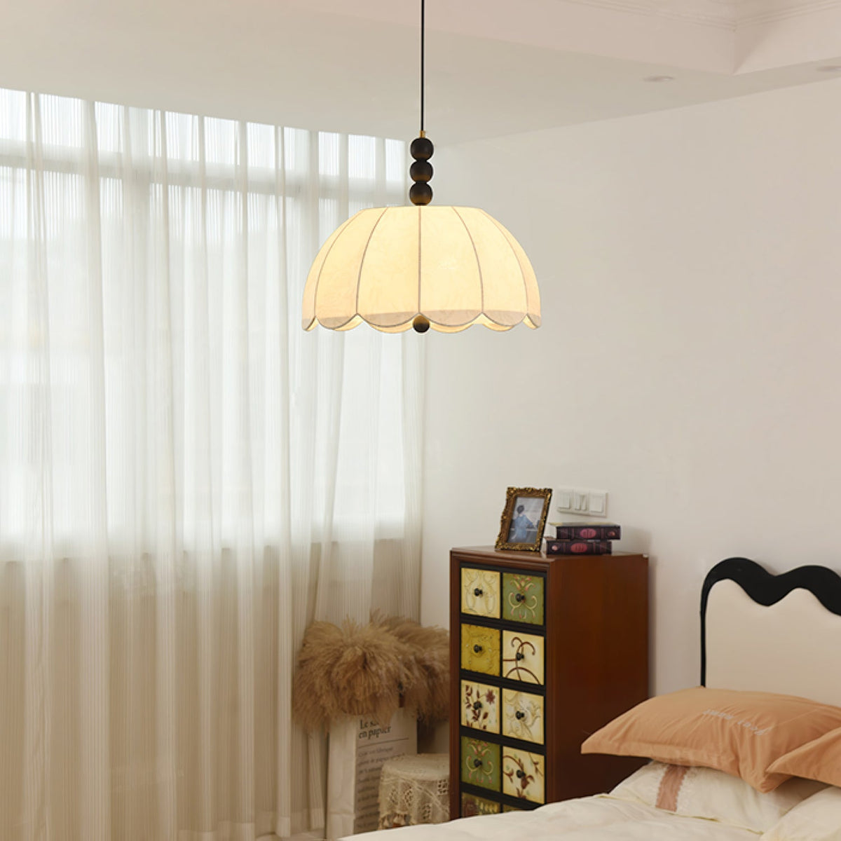 Nyd lampa wisząca z płótna