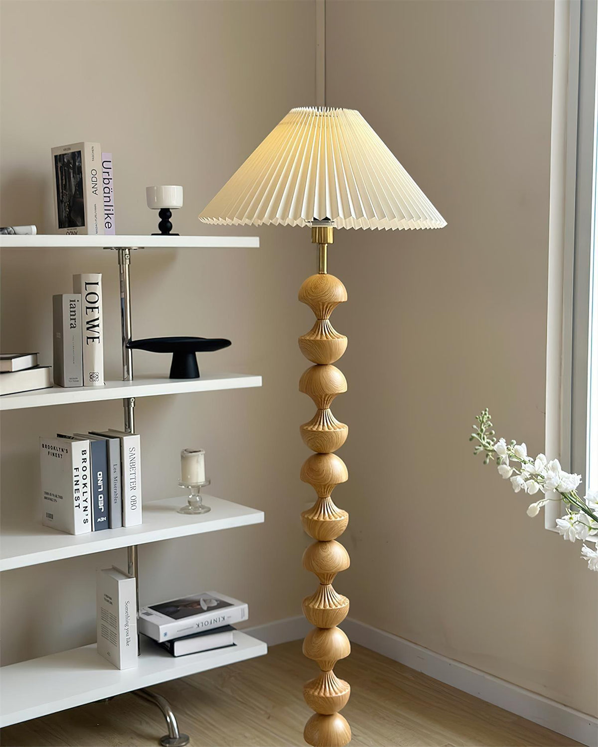 Bobbin lampa stojąca