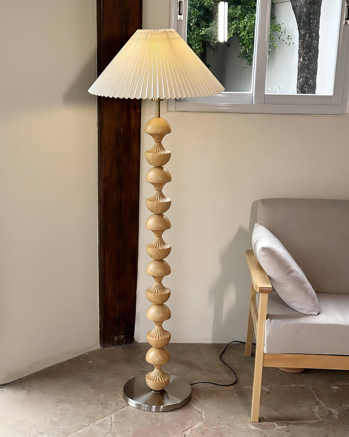 Bobbin lampa stojąca