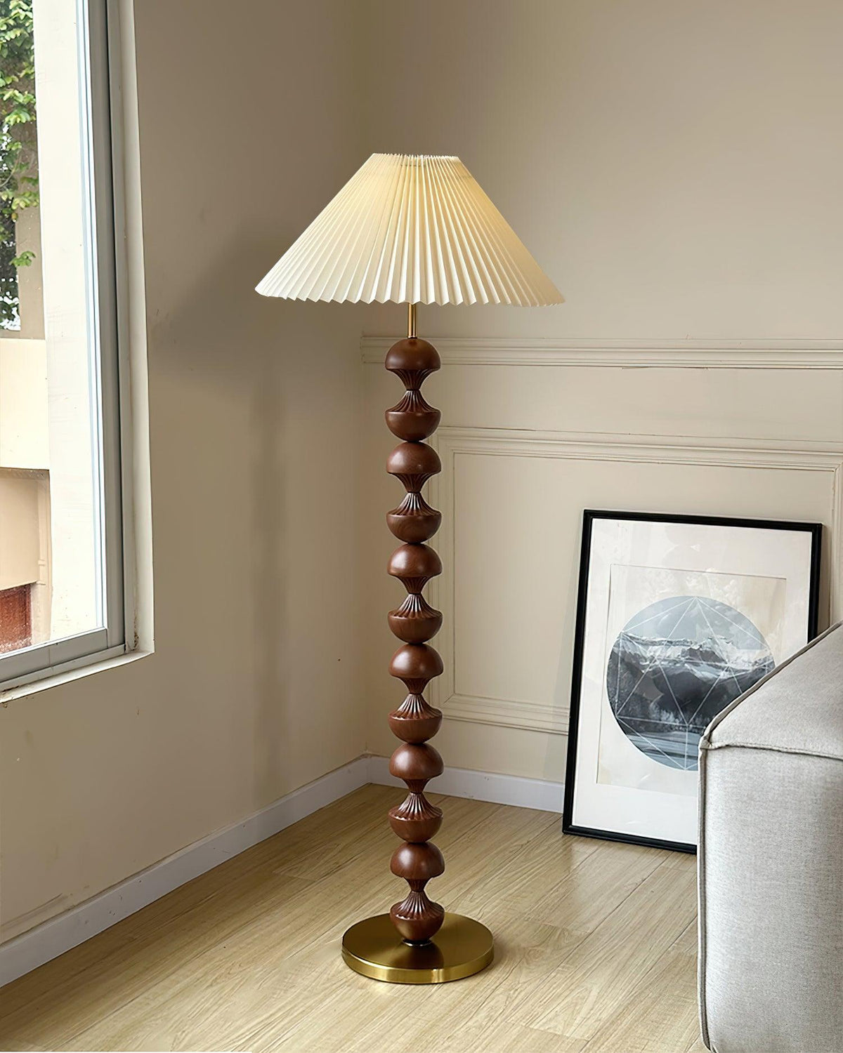 Bobbin lampa stojąca