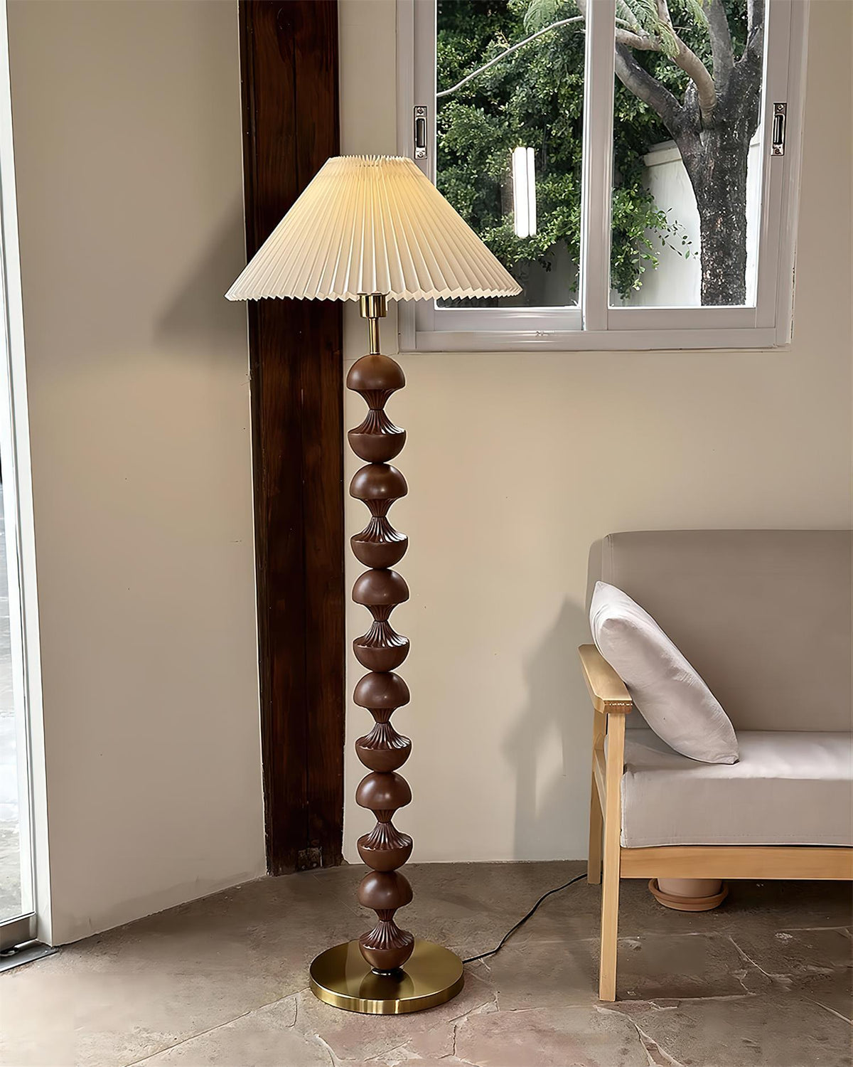 Bobbin lampa stojąca
