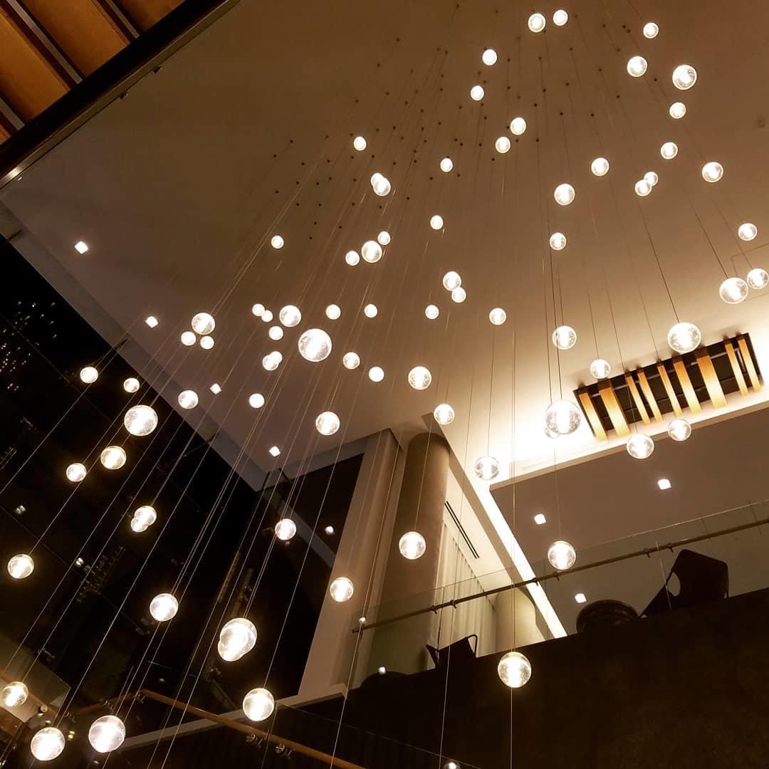Kryształowy żyrandol wiszący Bubble Cluster