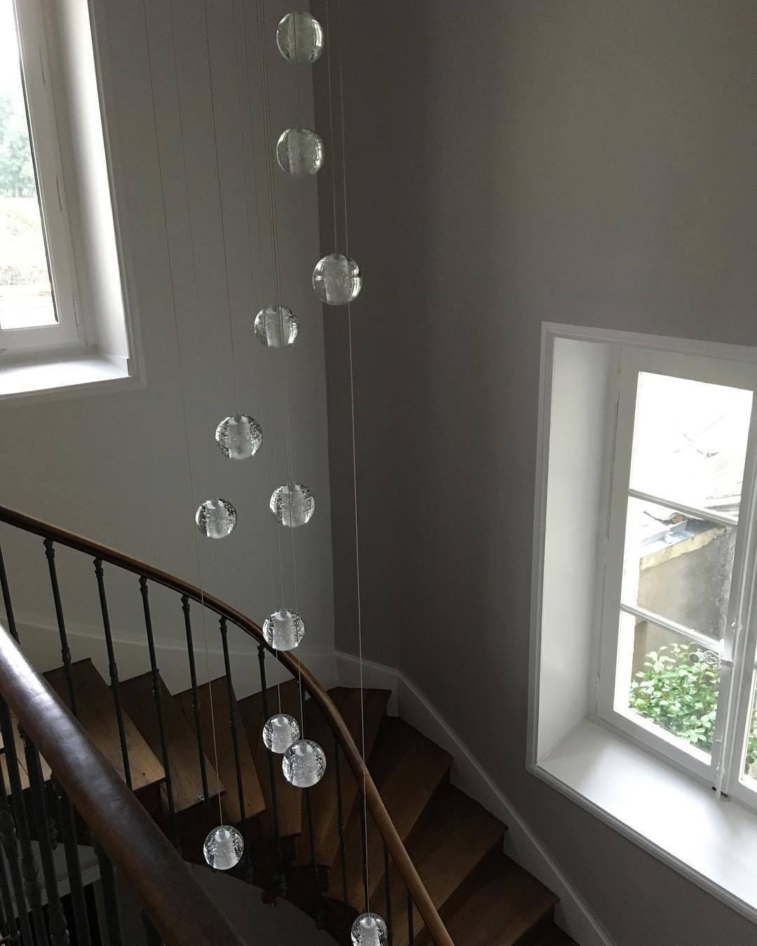 Kryształowy żyrandol wiszący Bubble Cluster