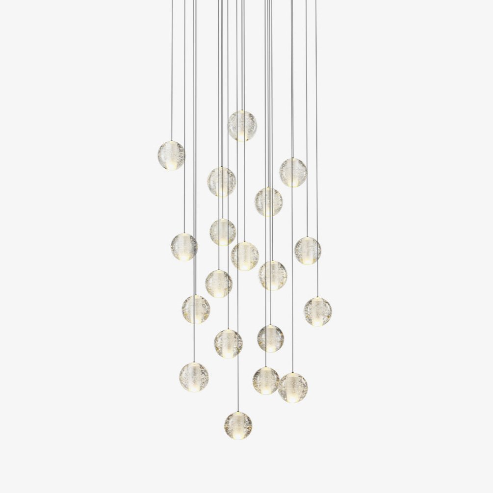 Kryształowy żyrandol wiszący Bubble Cluster