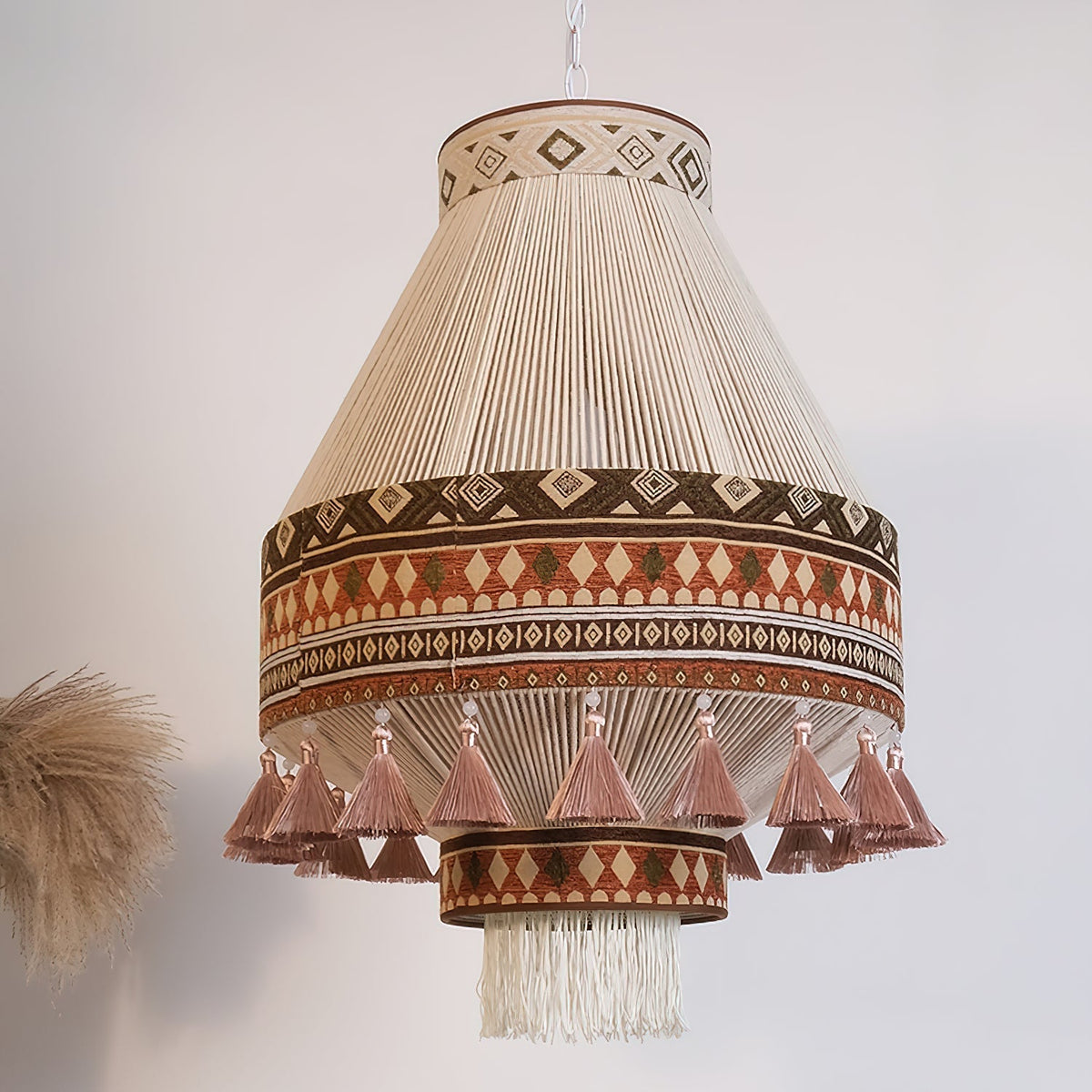 Calyce lampa wisząca w płótnie Cozy