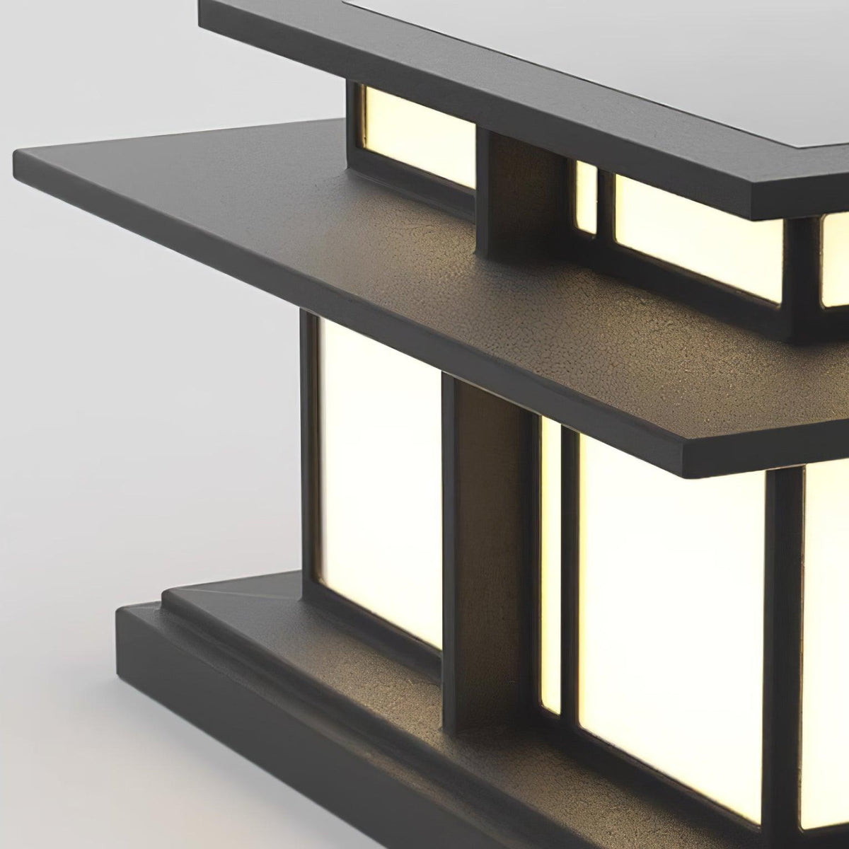 Onyx akrylowa lampa stołowa w stylu orientalnym
