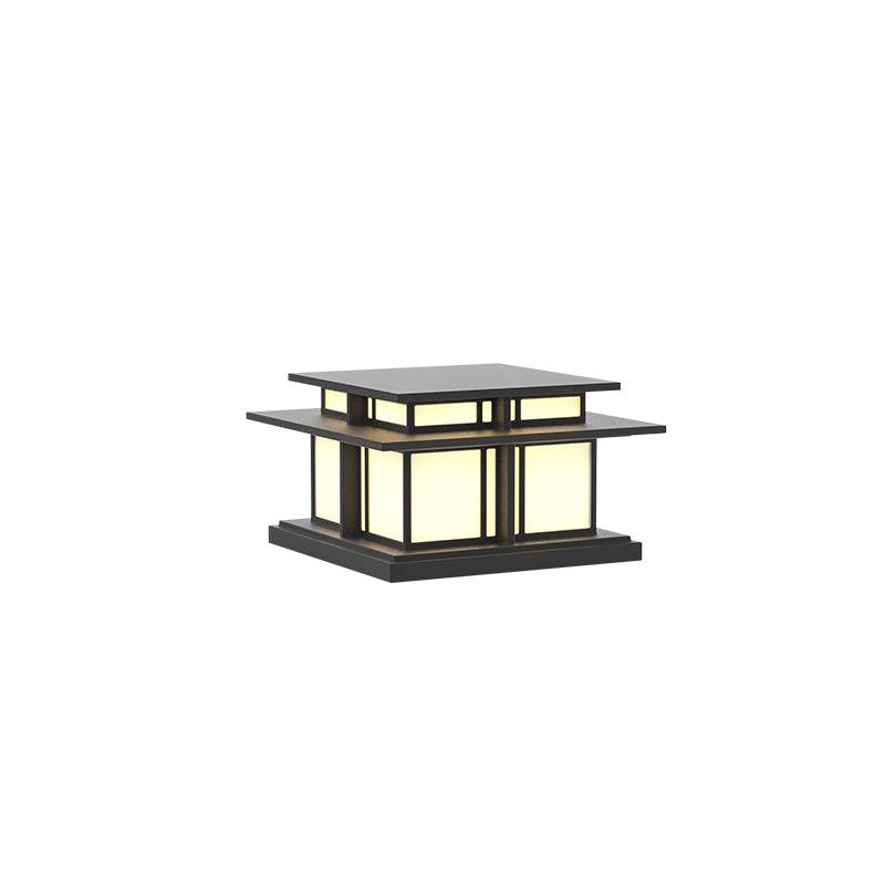 Onyx akrylowa lampa stołowa w stylu orientalnym