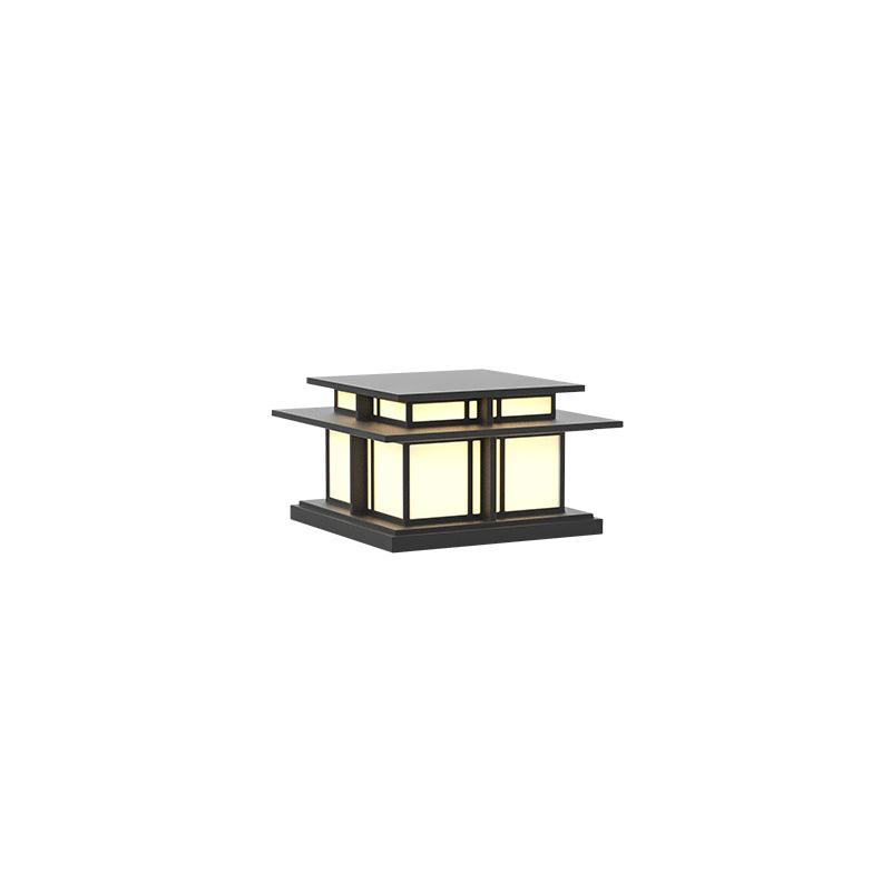 Onyx akrylowa lampa stołowa w stylu orientalnym