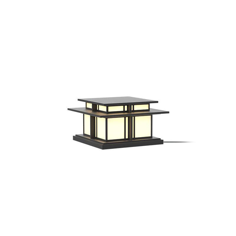 Onyx akrylowa lampa stołowa w stylu orientalnym
