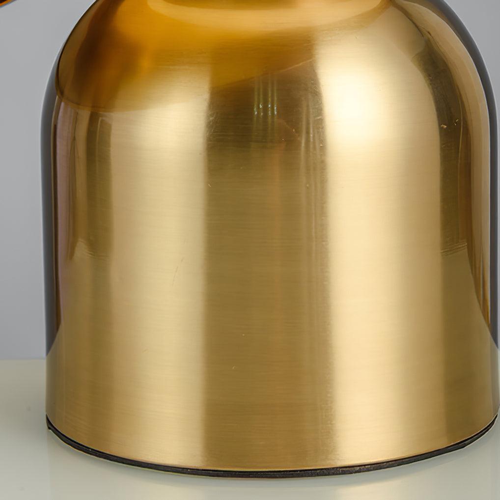 Lampa stołowa Italon Luxe ze złotej miedzionikielu