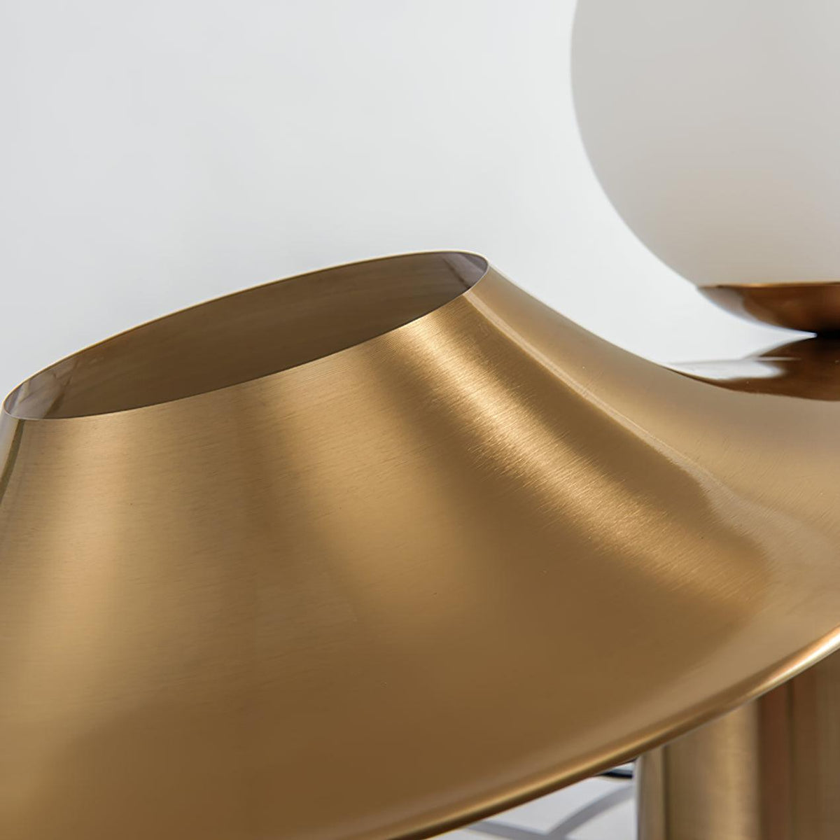 Lampa stołowa Italon Luxe ze złotej miedzionikielu