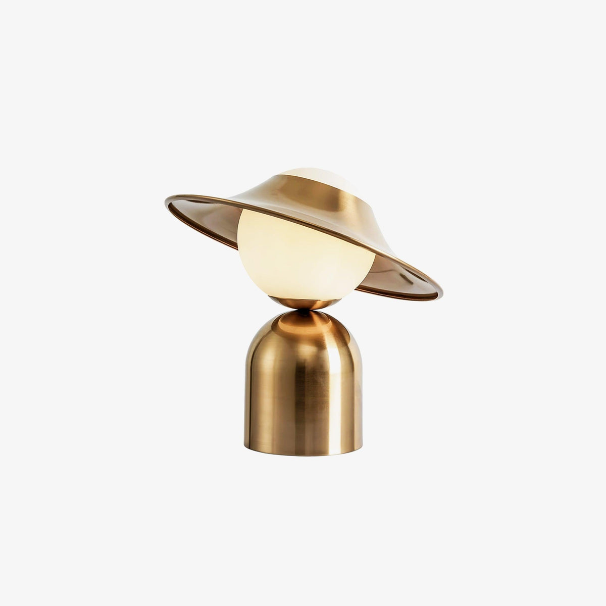 Lampa stołowa Italon Luxe ze złotej miedzionikielu
