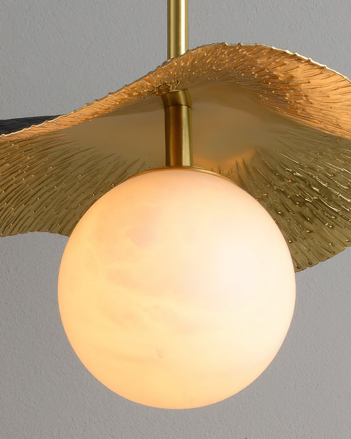 Orviano wisząca lampa z alabastrem