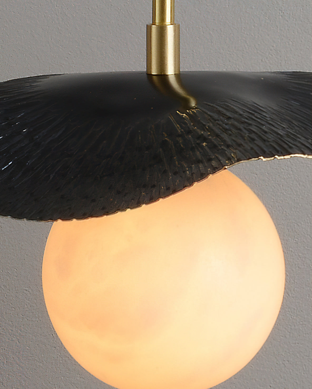 Orviano wisząca lampa z alabastrem