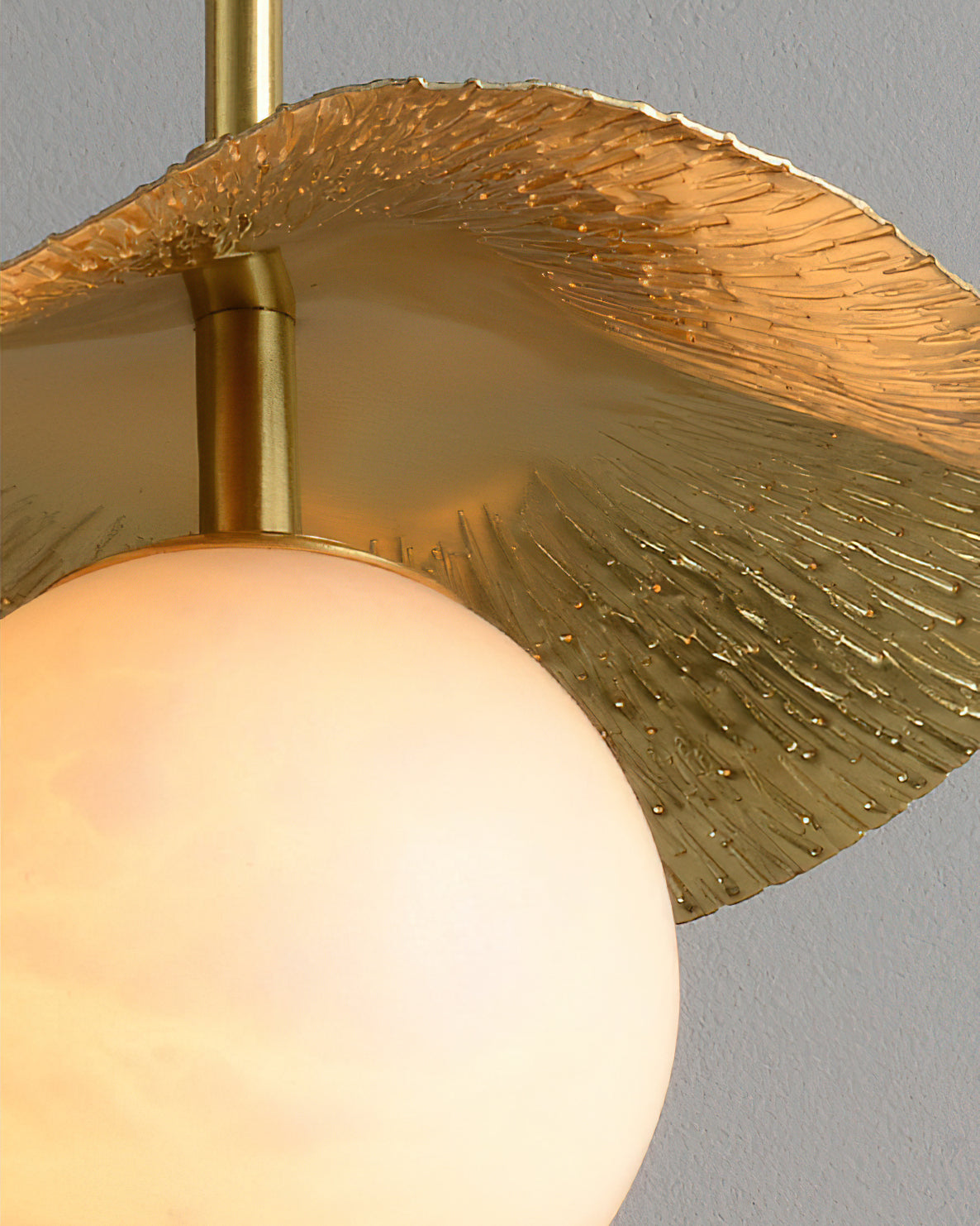 Orviano wisząca lampa z alabastrem