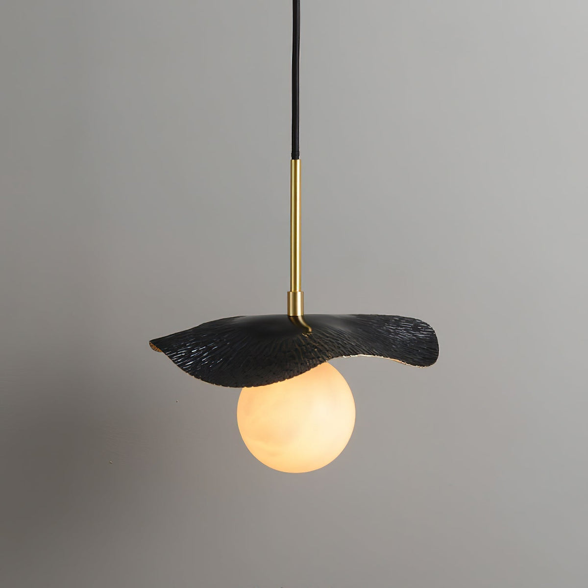 Orviano wisząca lampa z alabastrem
