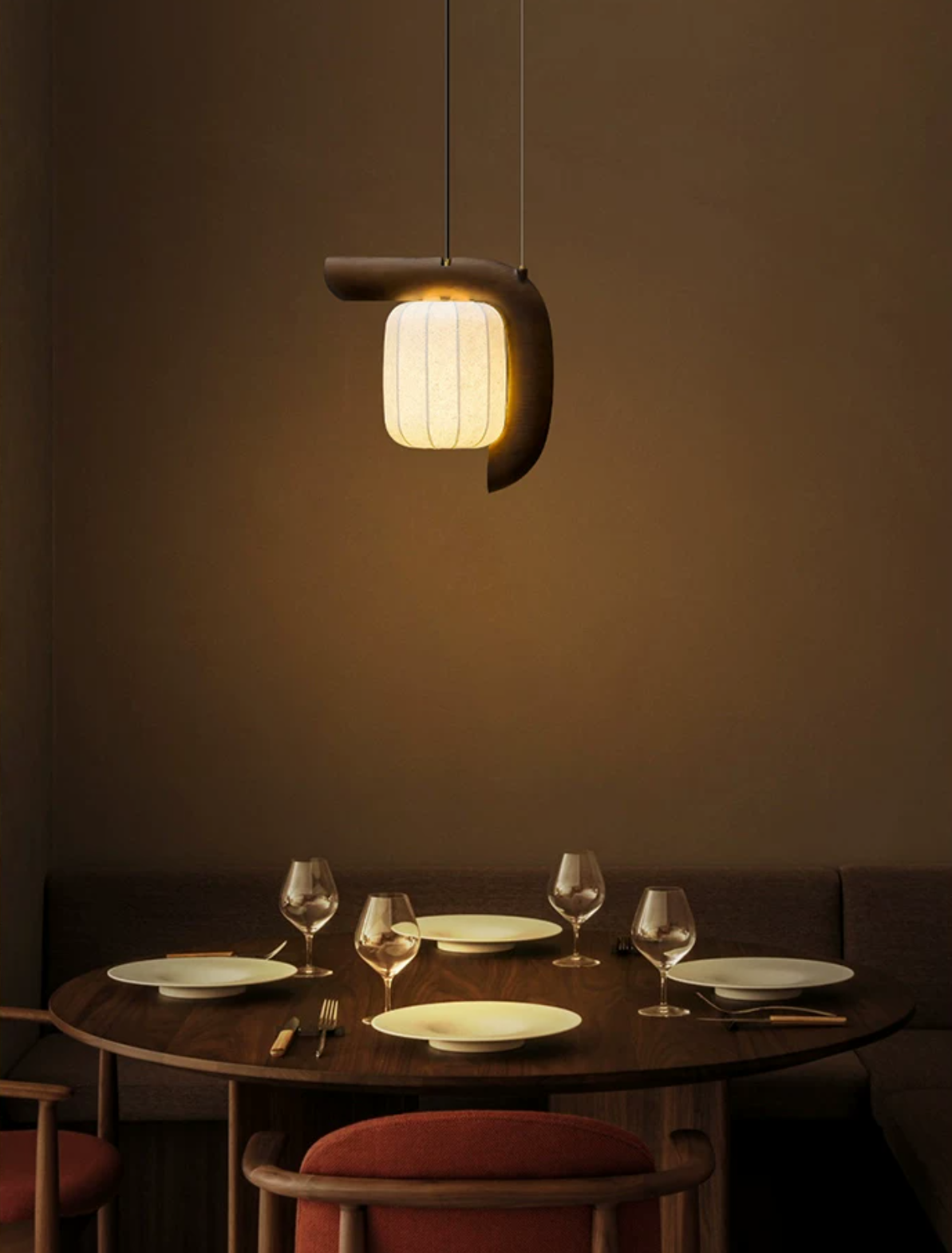 Ulverstone Lampa wisząca z papieru falistego