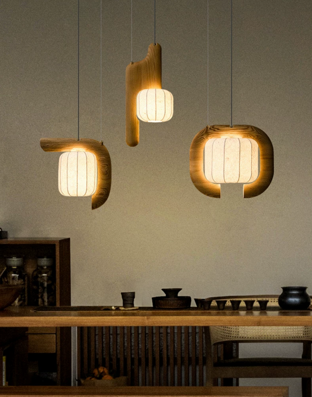 Ulverstone Lampa wisząca z papieru falistego