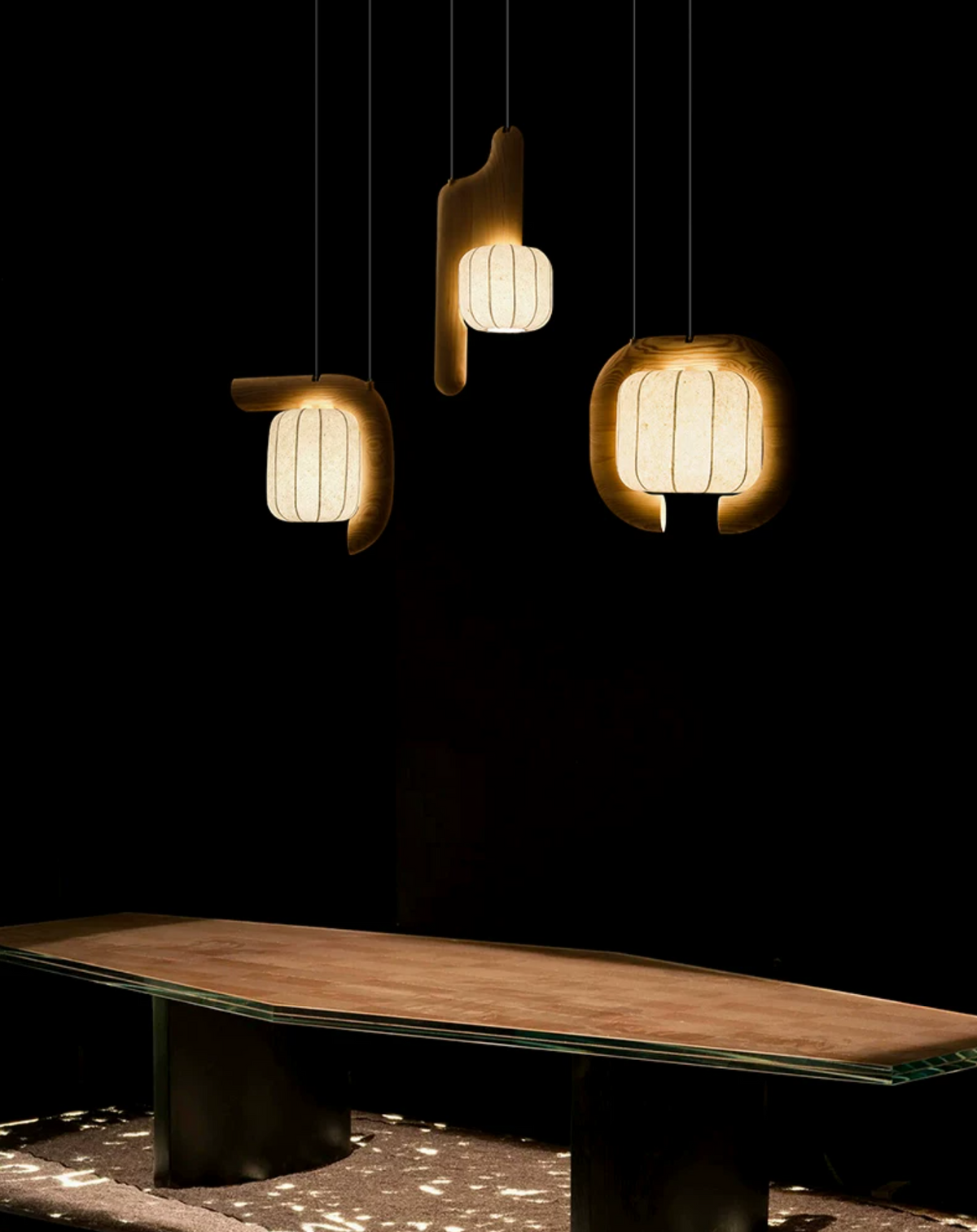 Ulverstone Lampa wisząca z papieru falistego