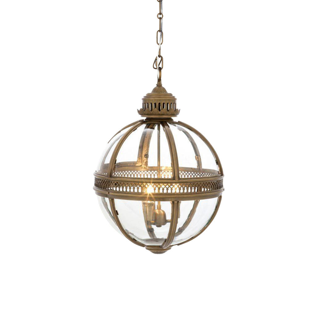 Svelte Vintage Industrial lampa wisząca ze szkła