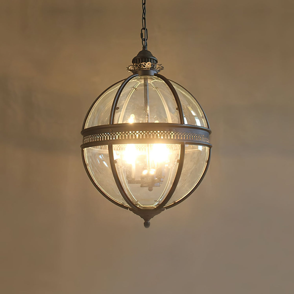Svelte Vintage Industrial lampa wisząca ze szkła