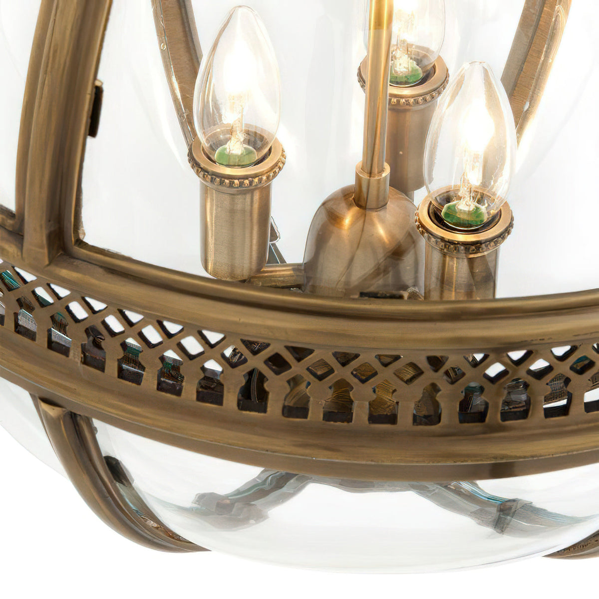 Svelte Vintage Industrial lampa wisząca ze szkła