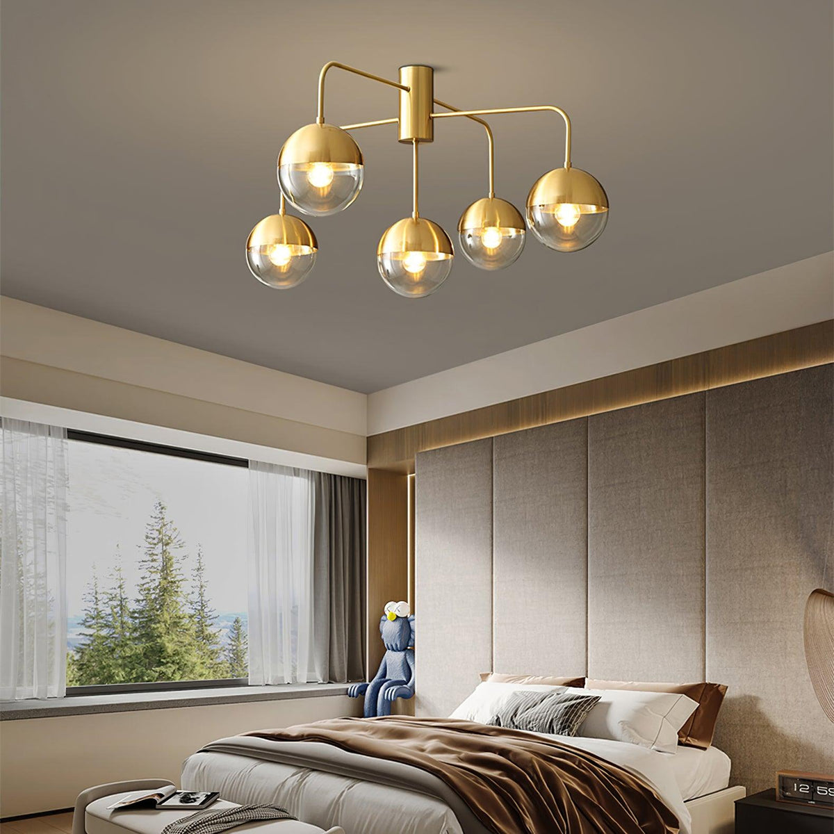 Veloz Globulars lampa sufitowa ze szkła