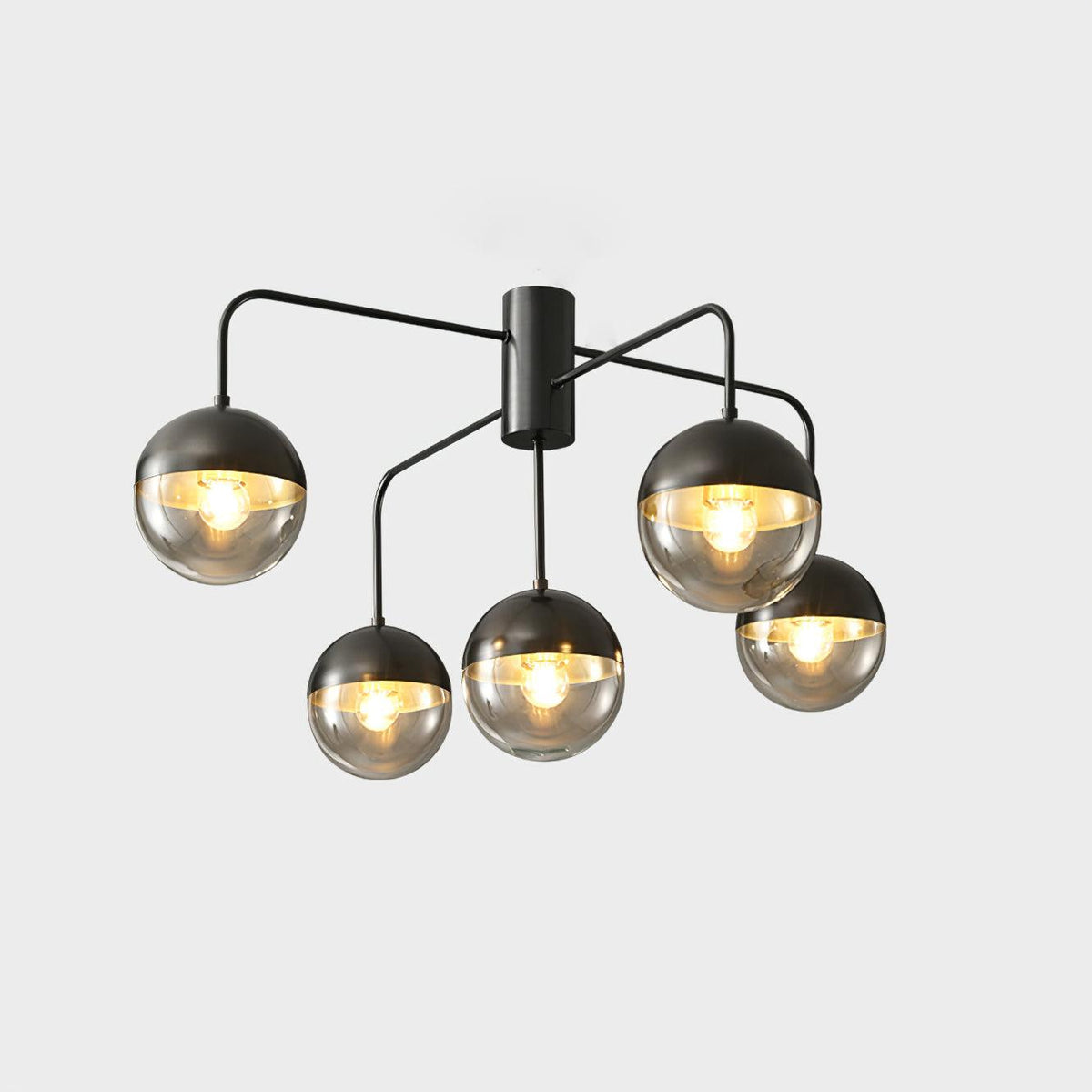 Veloz Globulars lampa sufitowa ze szkła