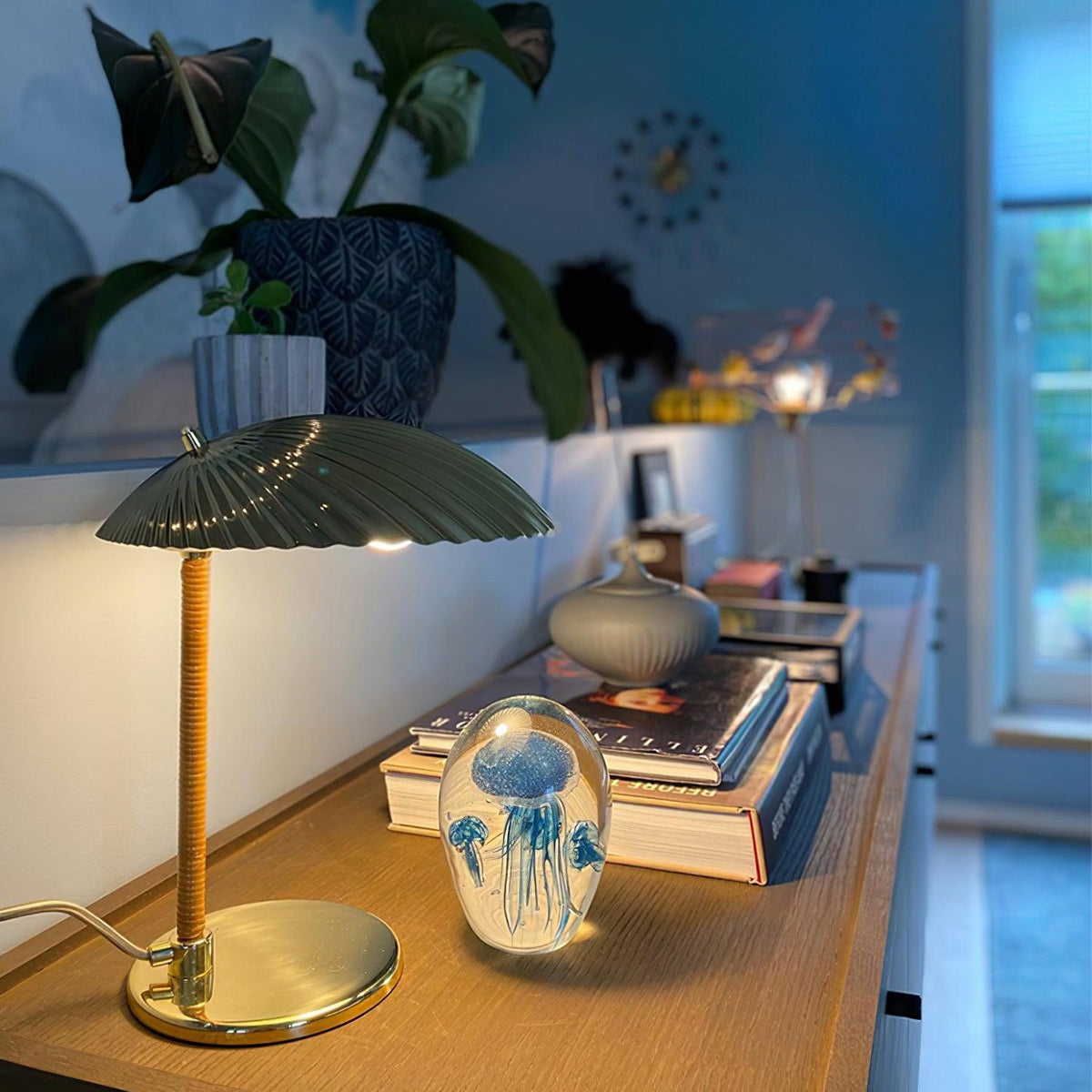 Zorare Glam lampa stołowa z miedzi