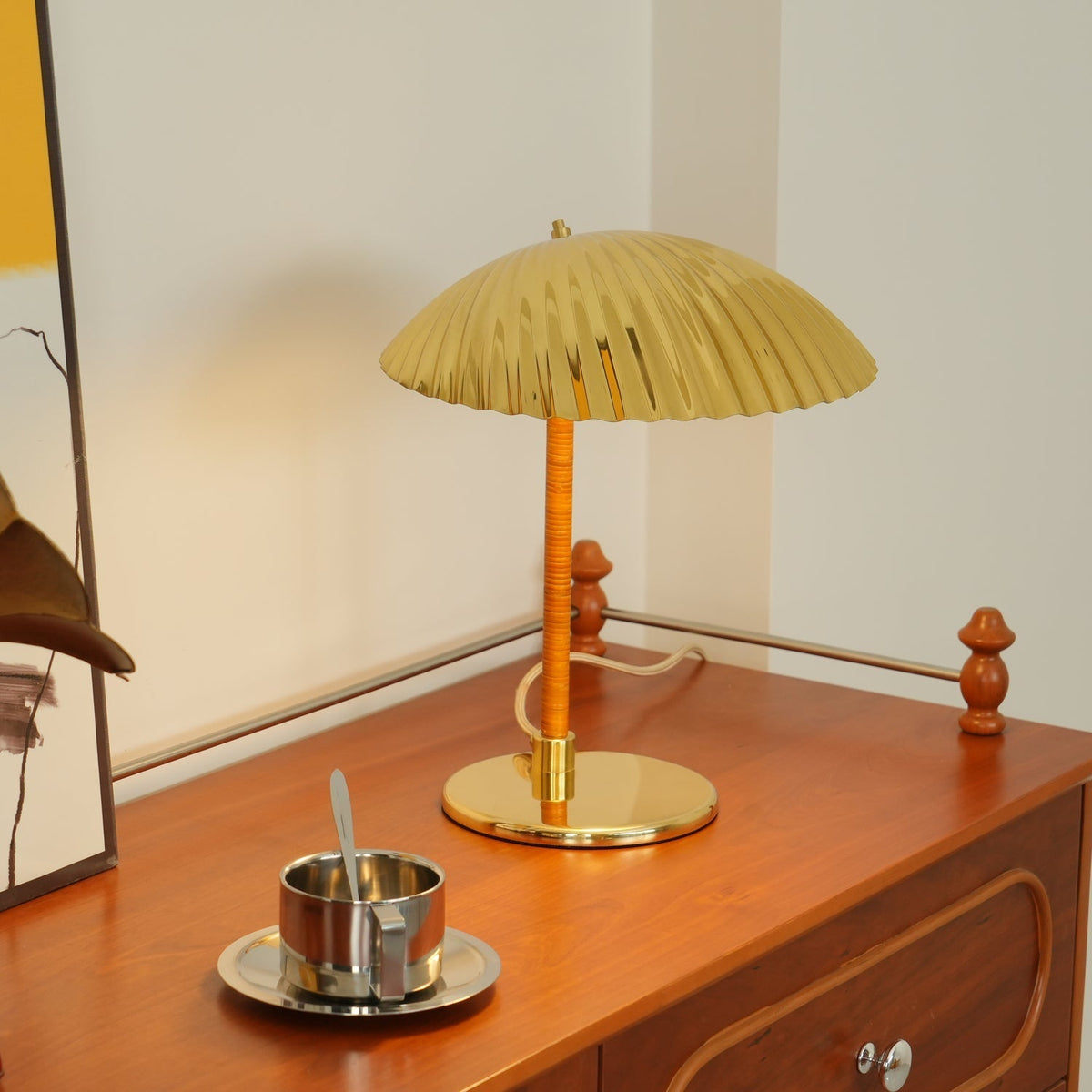 Zorare Glam lampa stołowa z miedzi