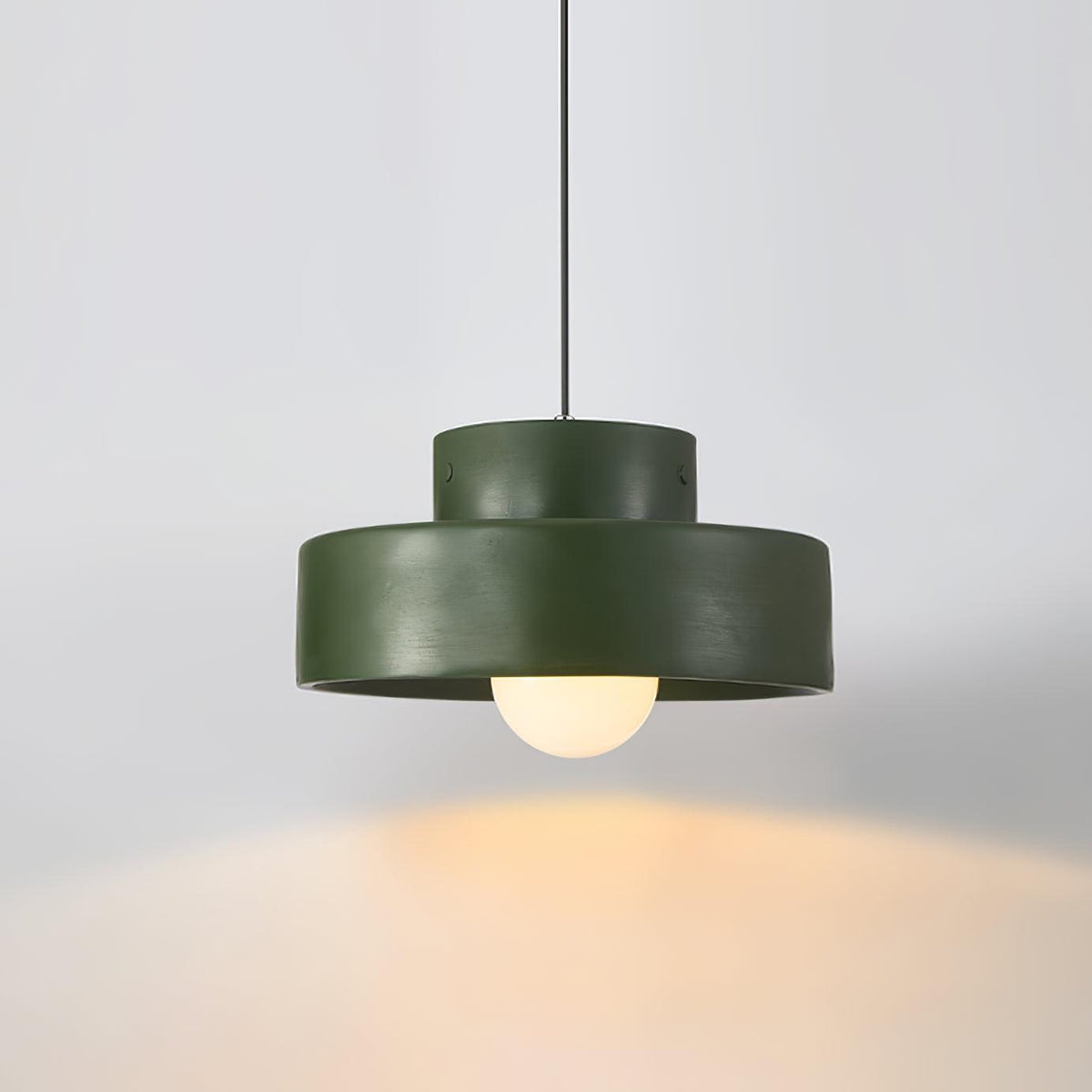 Calen lampa wisząca z podwójnymi warstwami żywicy