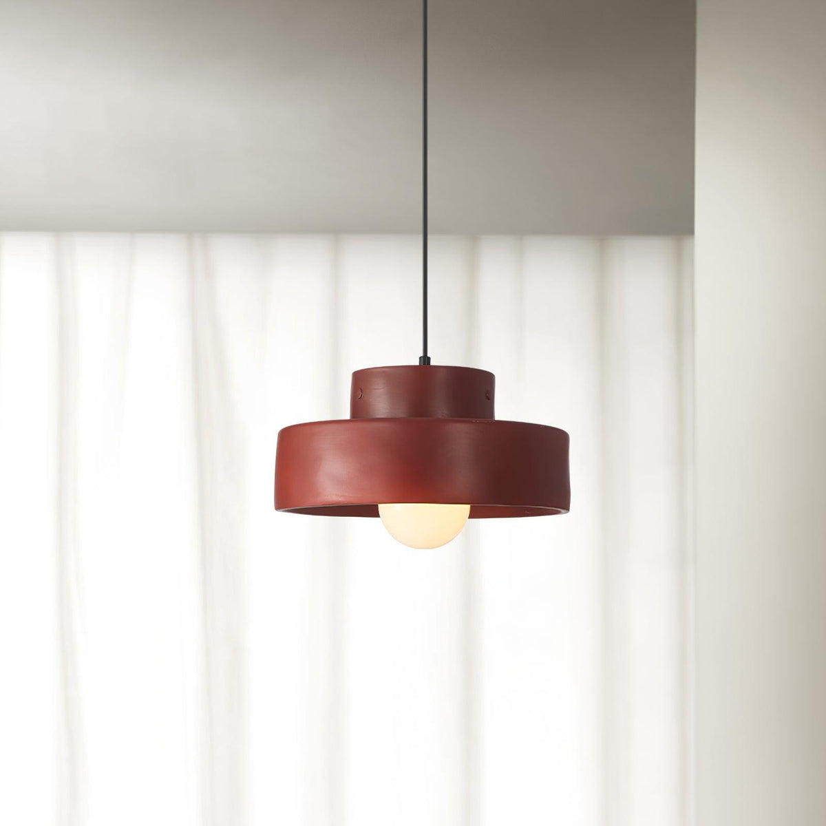 Calen lampa wisząca z podwójnymi warstwami żywicy
