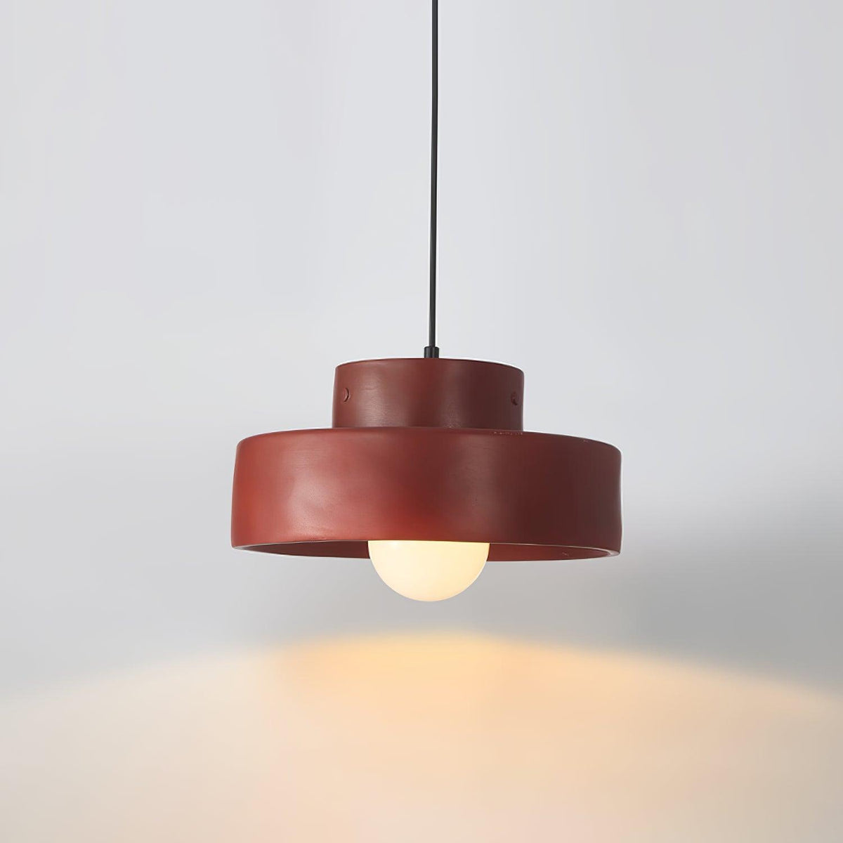 Calen lampa wisząca z podwójnymi warstwami żywicy