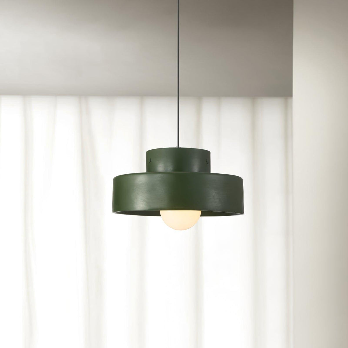 Calen lampa wisząca z podwójnymi warstwami żywicy