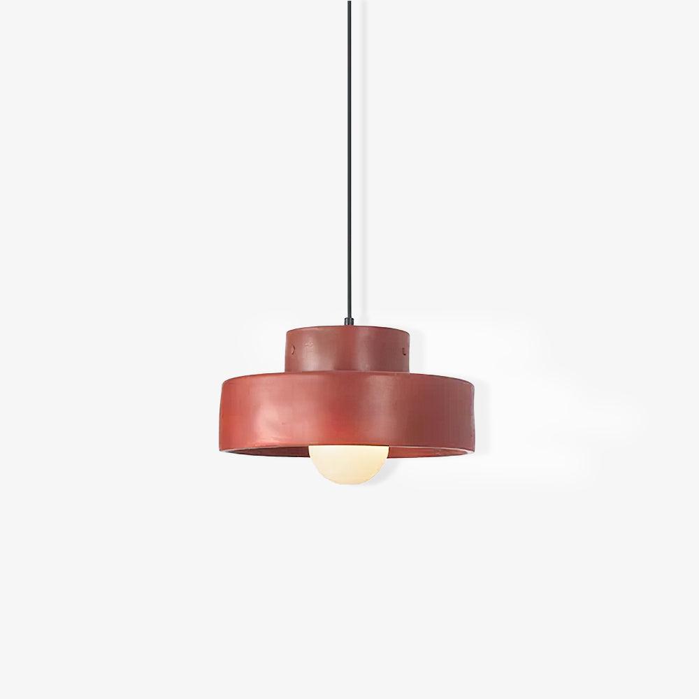 Calen lampa wisząca z podwójnymi warstwami żywicy