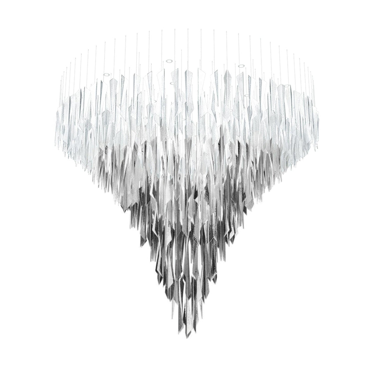 Nyvelle Fluid żyrandol ze szkła