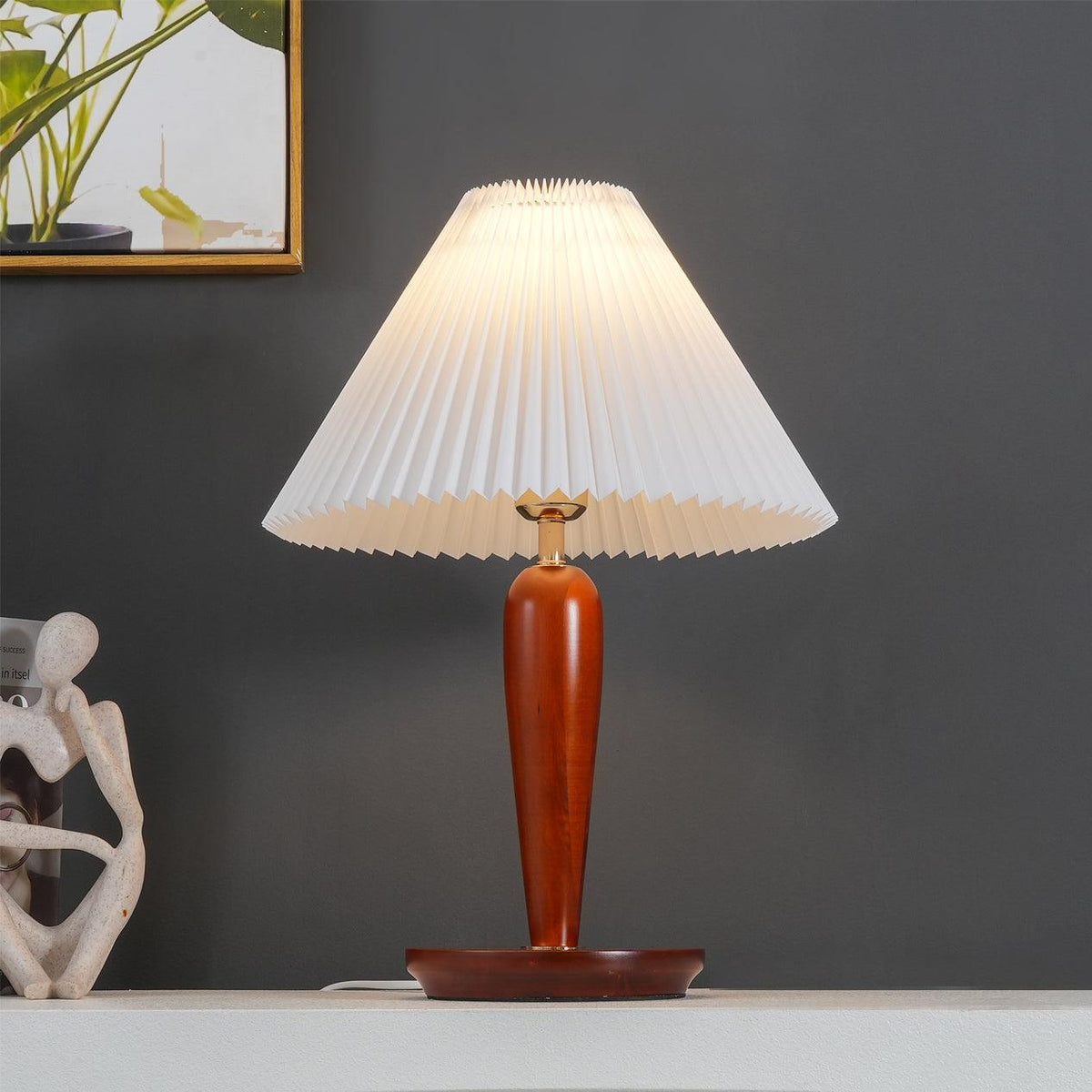 Linorelia nowoczesna lampa stołowa z płótna